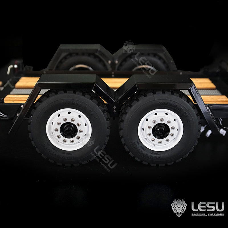 LESU 1/14 hydraulic mechanical model toy Bobcat small skid steer loader dedicated full trailer LS-A0036
