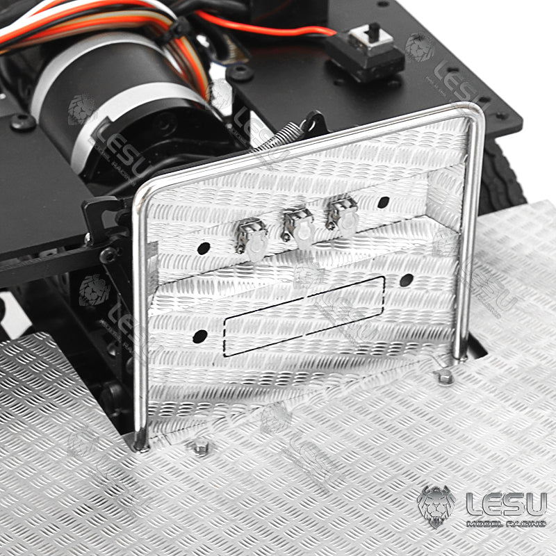 LESU 1/14 Truck Four Airbag Suspension Large Travel High Profile Scania 4X4 Tractor Chassis