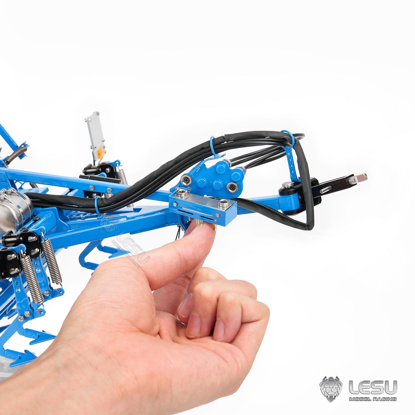 LESU 1/14 AOUE-1050 Tractor Attachment Kompaktomat K500 Seedbed Pre-sowing Soil Preparation Machine, Plow, and Seeder AT-C0061