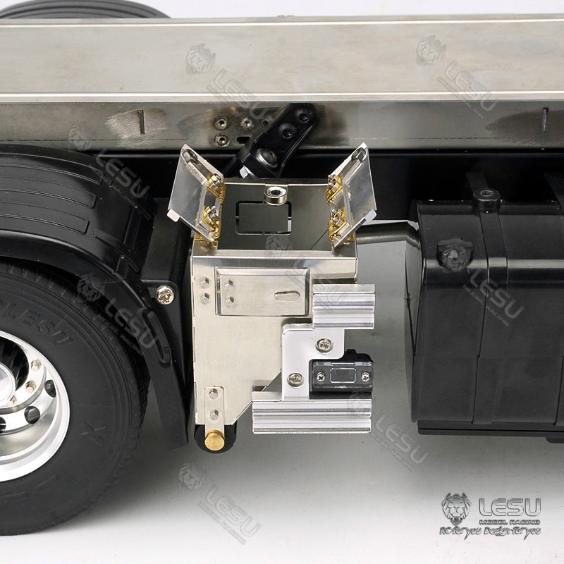 1/14 Tamiya Toys FH16 Sand Spreader FH16 Metal Tool Box Side Decoration Upgrade Parts LESU Model