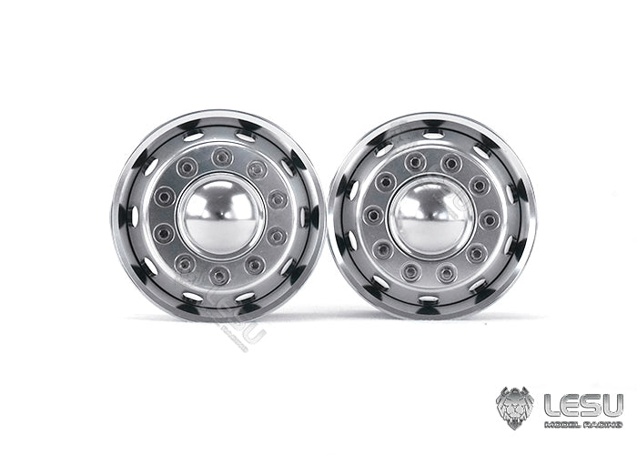 1/14 truck toy aluminum alloy CNC made front wheel hub W-2051 Tamiya tractor model accessories