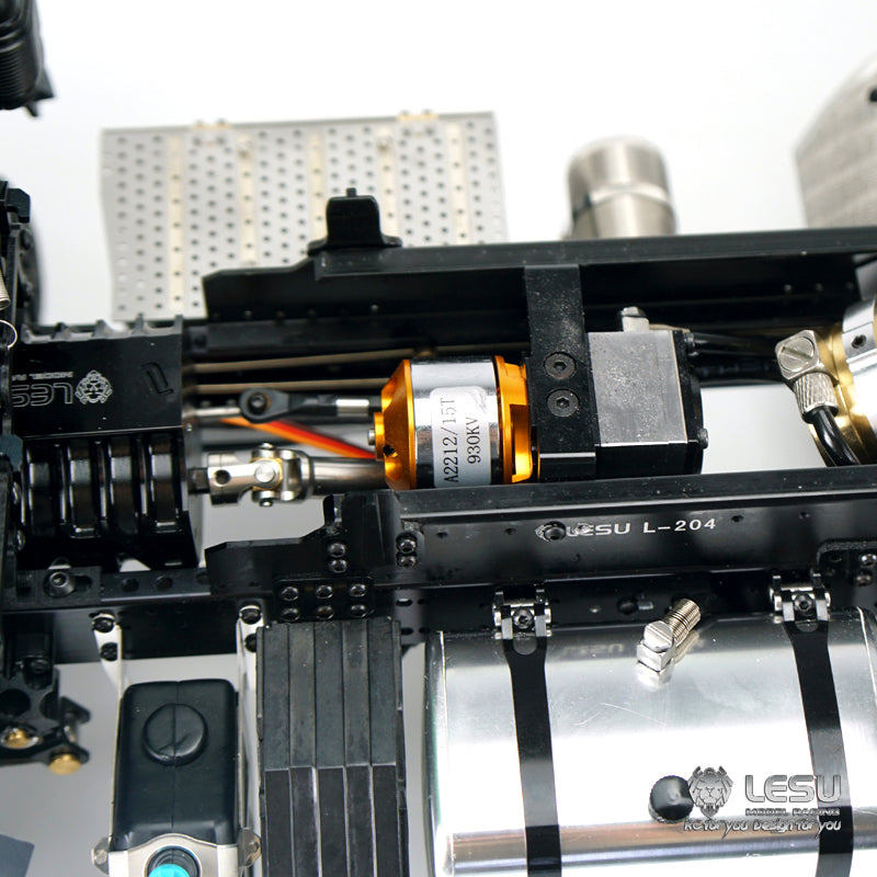 LESU1/14 remote control model hydraulic dump truck 6X6 all-wheel drive differential lock axle mud truck LS-Z0009