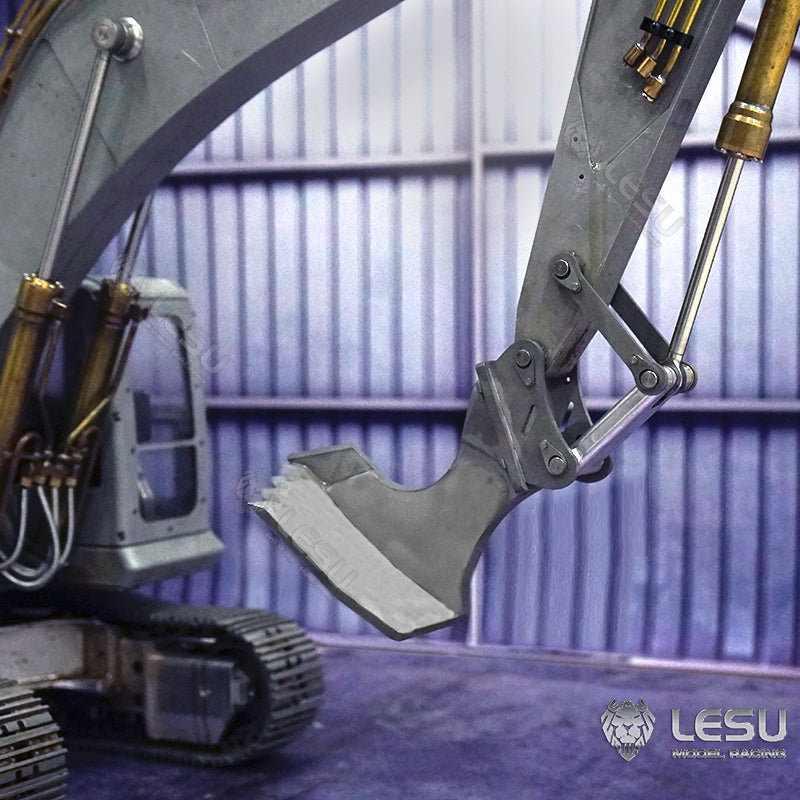 LESU 1/14 simulation hydraulic excavator PC360, wheel excavator, small short tail modified quick-release metal compactor accessories