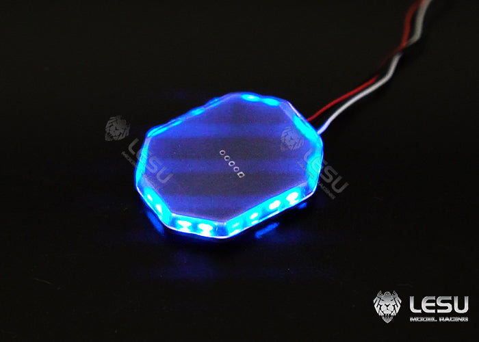 LED red blue yellow variable mode fire truck engineering warning dome light parts LESU 1/14 truck toy Tamiya tractor truck