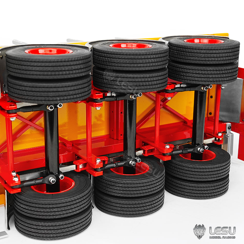 1/14 truck semi-trailer model Tamiya 20 feet 40 feet trailer trailer LESU