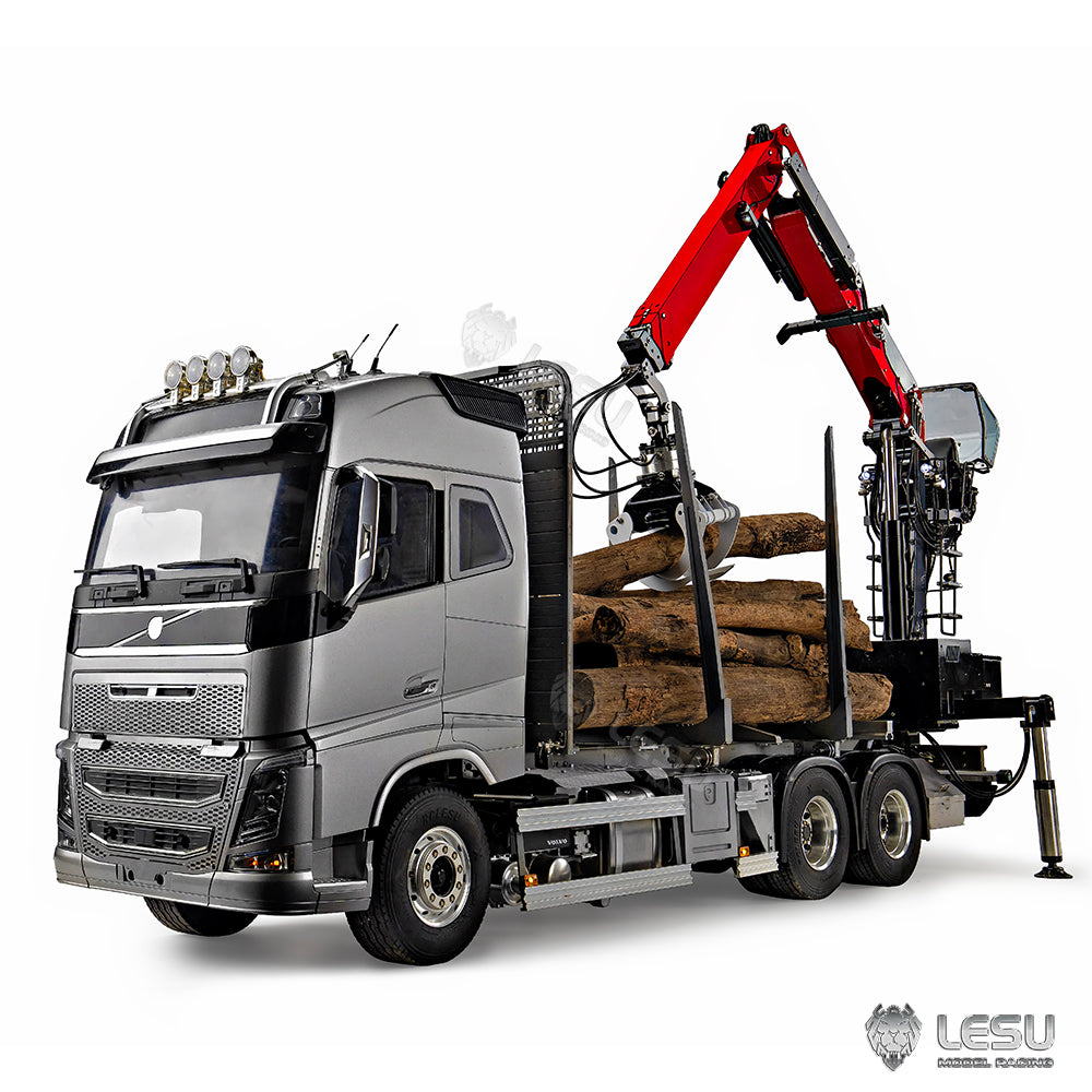 1/14 Truck Tractor Model Hydraulic Truck Crane Timber Crane with Flying Arm LS-A0002 Tamiya 8-way Valve