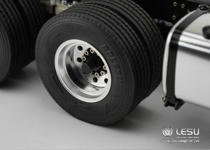 LESU 1/14 Tamiya benz1851 3363 tractor truck 6X4 metal chassis remote control model truck modification