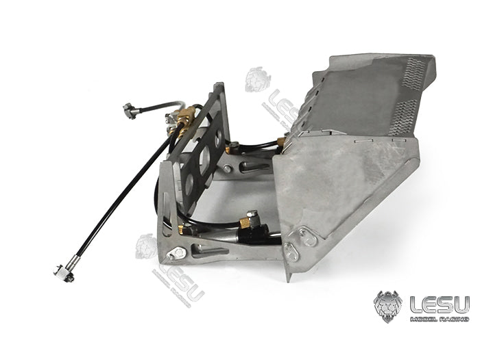 LESU 1/14 Engineering Hydraulic Machinery Model Bobcat Skid Steer Loader Metal Hydraulic Bucket