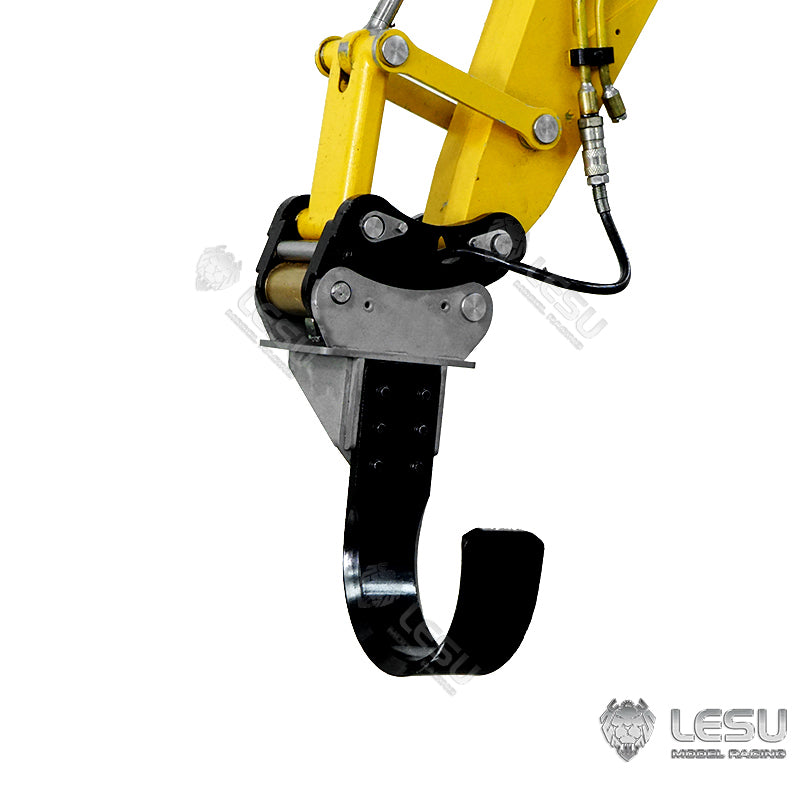 LESU 1/14 simulation hydraulic excavator PC360, wheel excavator, small short tail modified quick-detachable metal tool digging tree bucket attachment
