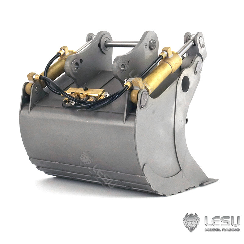 LESU 1/14 Engineering Hydraulic Excavator CAT 374F Modified Quick Change Hydraulic Grab Bucket Attachment