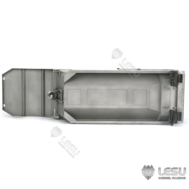 LESU 1/14 Tamiya truck remote control model toy hydraulic front cylinder 8*8 dump truck modified metal container