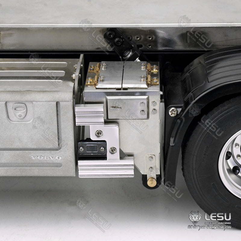 1/14 Tamiya Toys FH16 Sand Spreader FH16 Metal Tool Box Side Decoration Upgrade Parts LESU Model