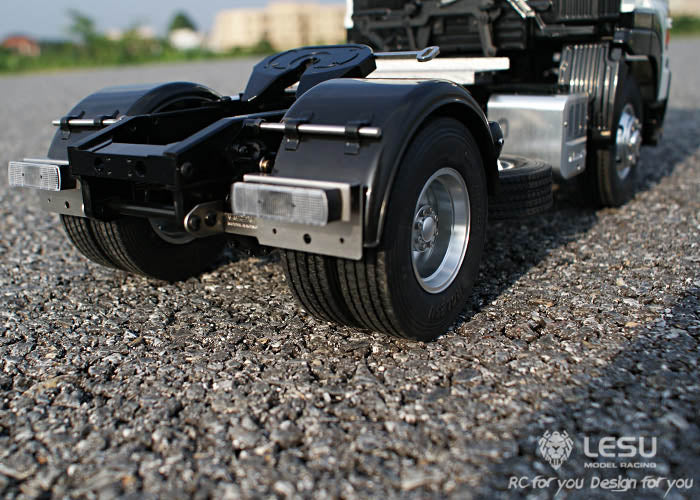 LESU 1/14 Tamiya model Hino tractor 4X2 metal chassis simulation remote control model toy