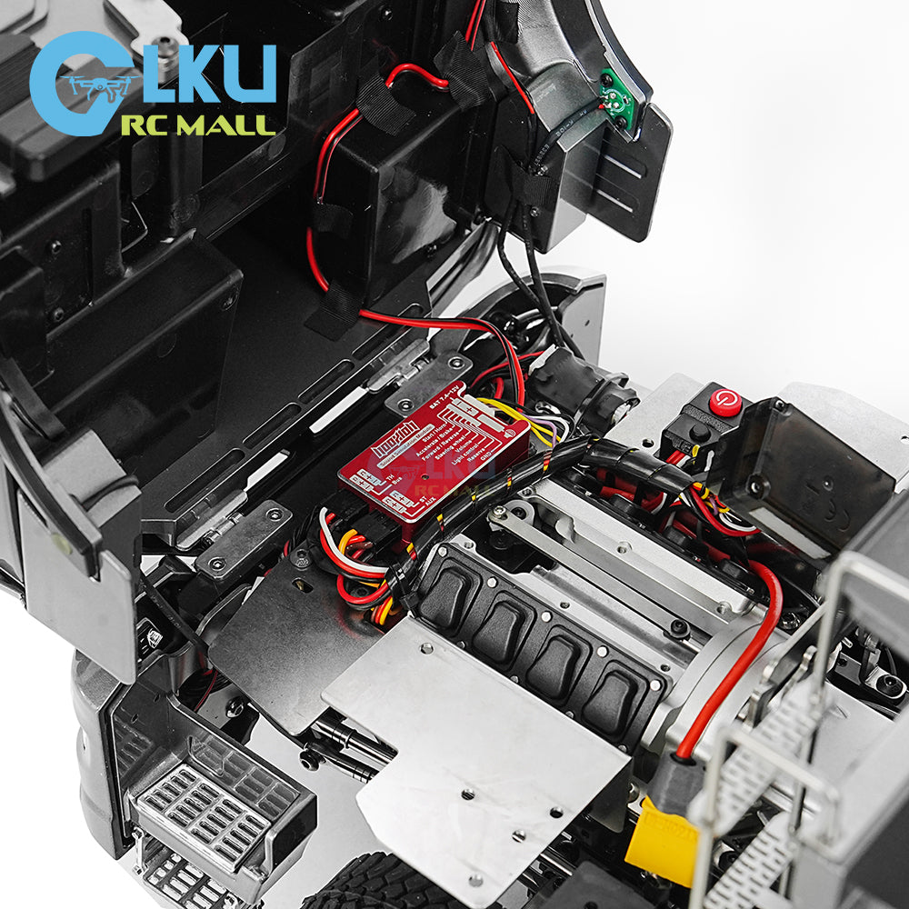 MD Model 1/14 8×8 MAN-TGS Dump Truck Wheel Reduction Locking Differential Axle Electric Remote Control Car