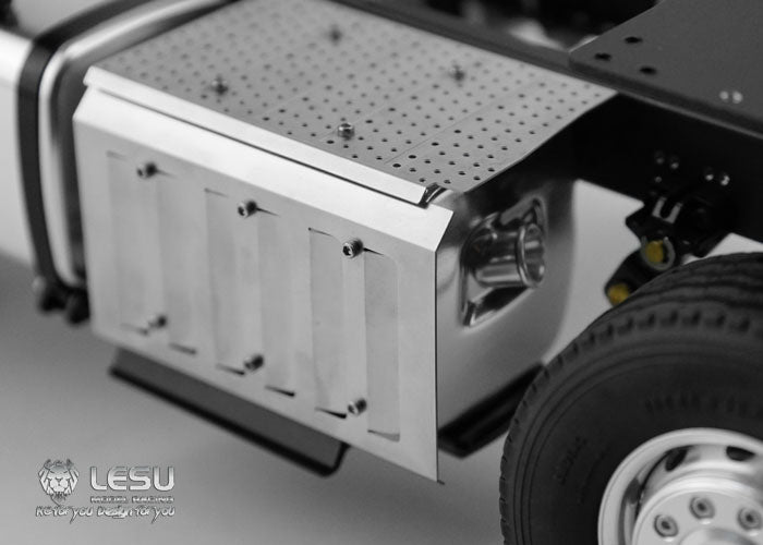 LESU 1/14 Tamiya benz1851 3363 tractor truck 6X4 metal chassis remote control model truck modification