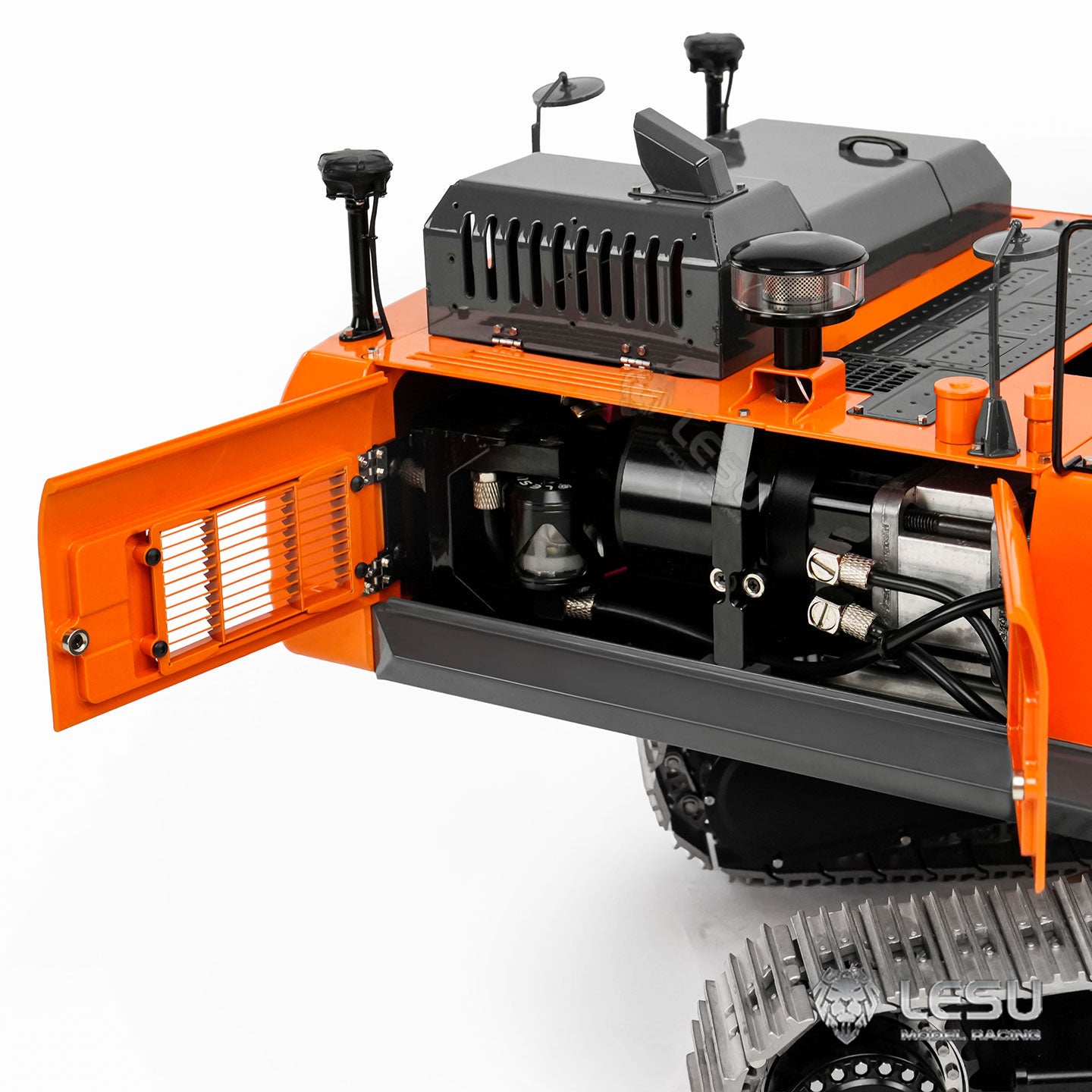 LESU 1/14 RC Model Excavator Aoue-350LC Full Metal Two-Section Boom Hydraulic 3-Way Valve BA-B0013