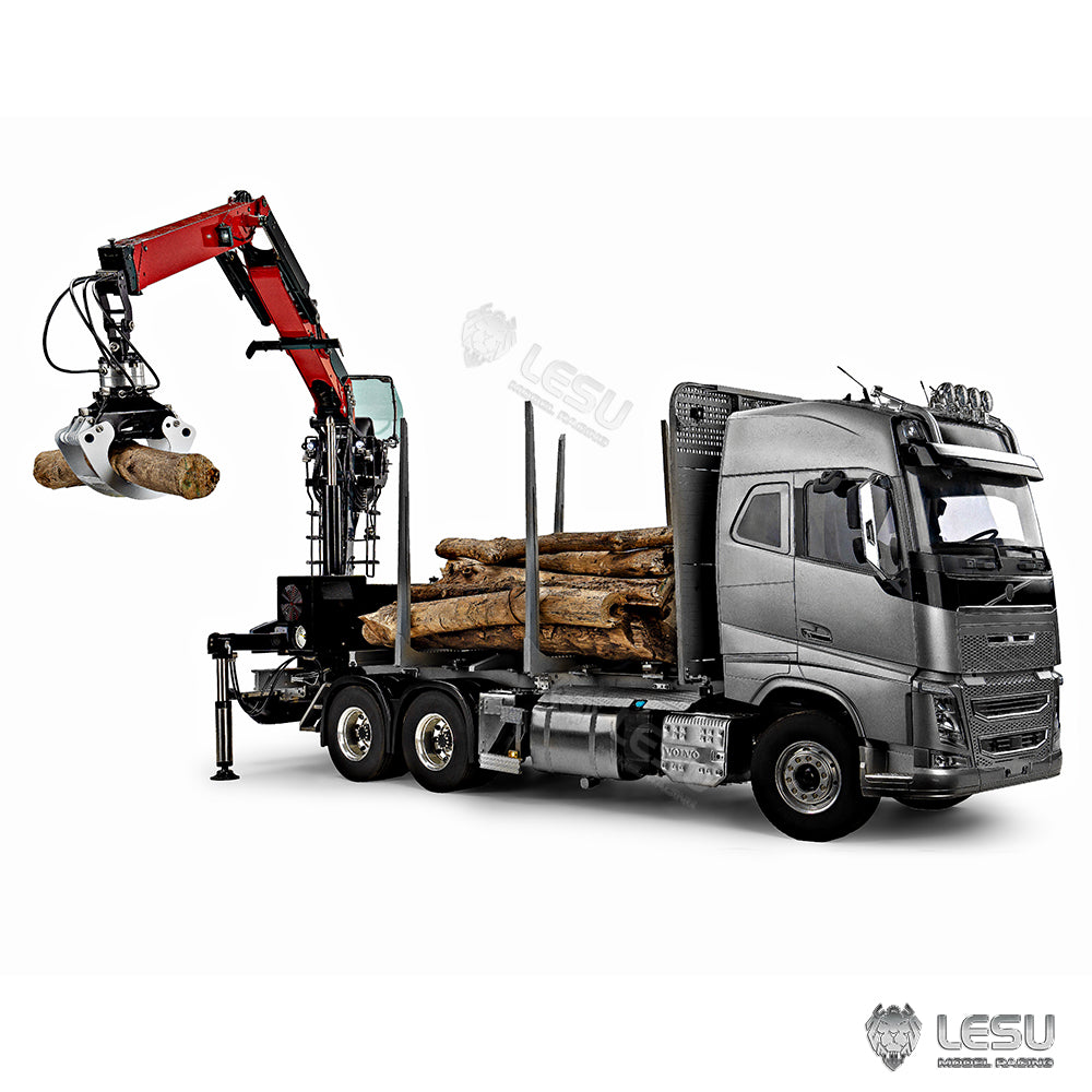 1/14 Truck Tractor Model Hydraulic Truck Crane Timber Crane with Flying Arm LS-A0002 Tamiya 8-way Valve