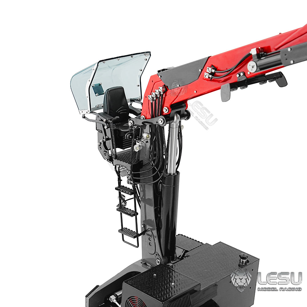 LESU 1/14 truck model FH16 6*6 timber crane complete vehicle without cab Tamiya timber truck