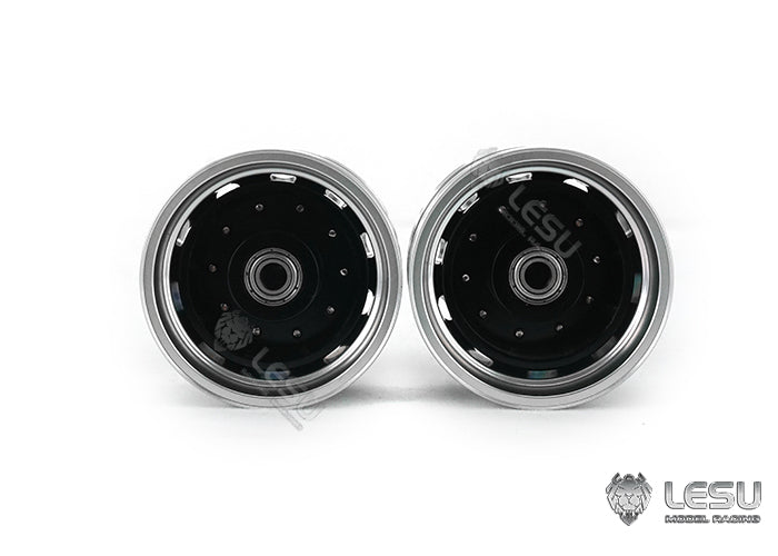 1/14 truck toy aluminum alloy CNC made front wheel hub W-2051 Tamiya tractor model accessories