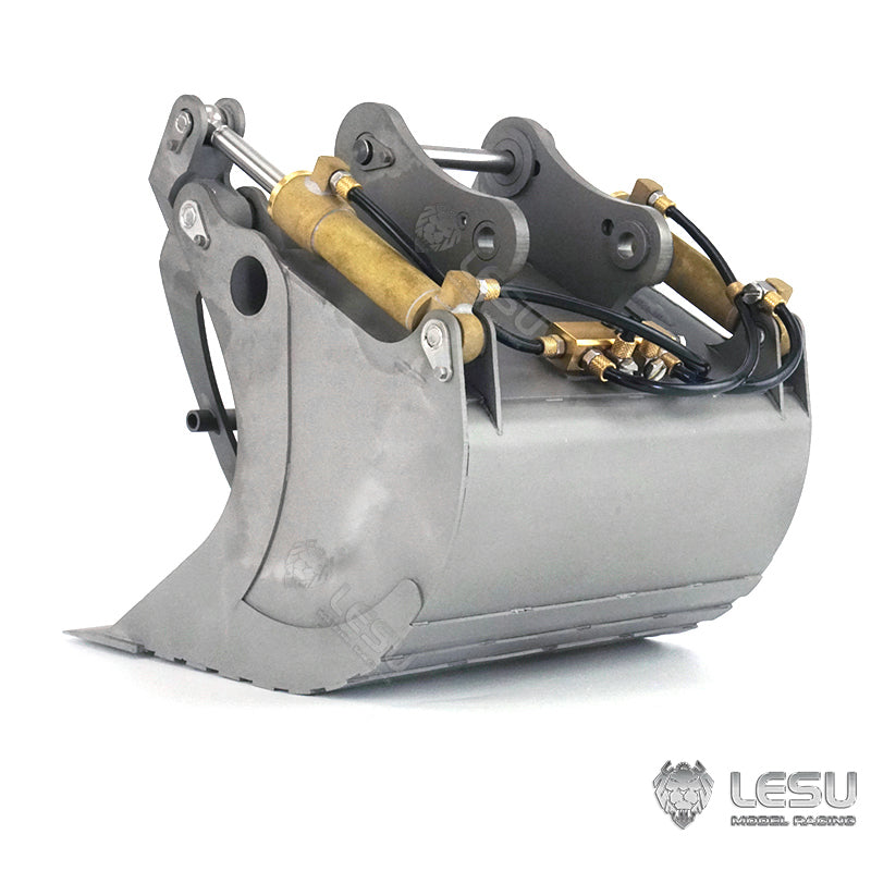 LESU 1/14 Engineering Hydraulic Excavator CAT 374F Modified Quick Change Hydraulic Grab Bucket Attachment
