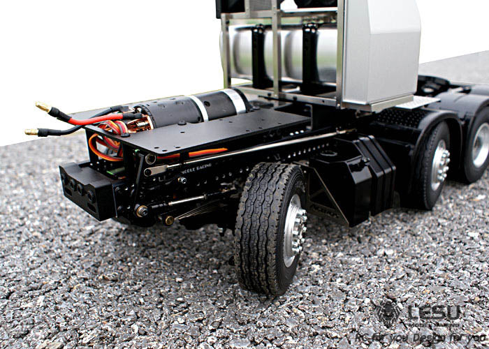 LESU 1/14 Tamiya Benz 1851 3363 Heavy Duty Tractor Truck Chassis 8X8 Full Drive Differential Lock Axle