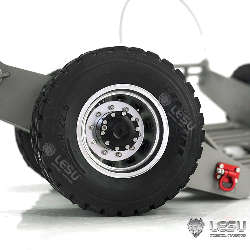 1/14 simulation truck Tamiya tractor trailer metal wheel W-2058 non-powered bearing version wheel LESU