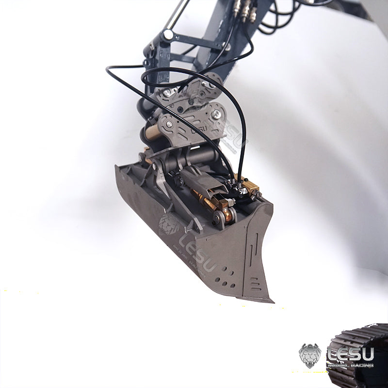 LESU 1/14 Engineering Hydraulic Excavator CAT 374F Modified Quick Release Tool Hydraulic Tilt Bucket Attachment