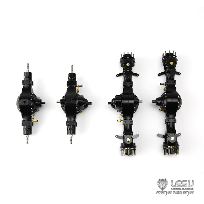 1/14 truck Tamiya tractor axle Q-900 series differential lock flange bridge mud army truck DIY model LESU
