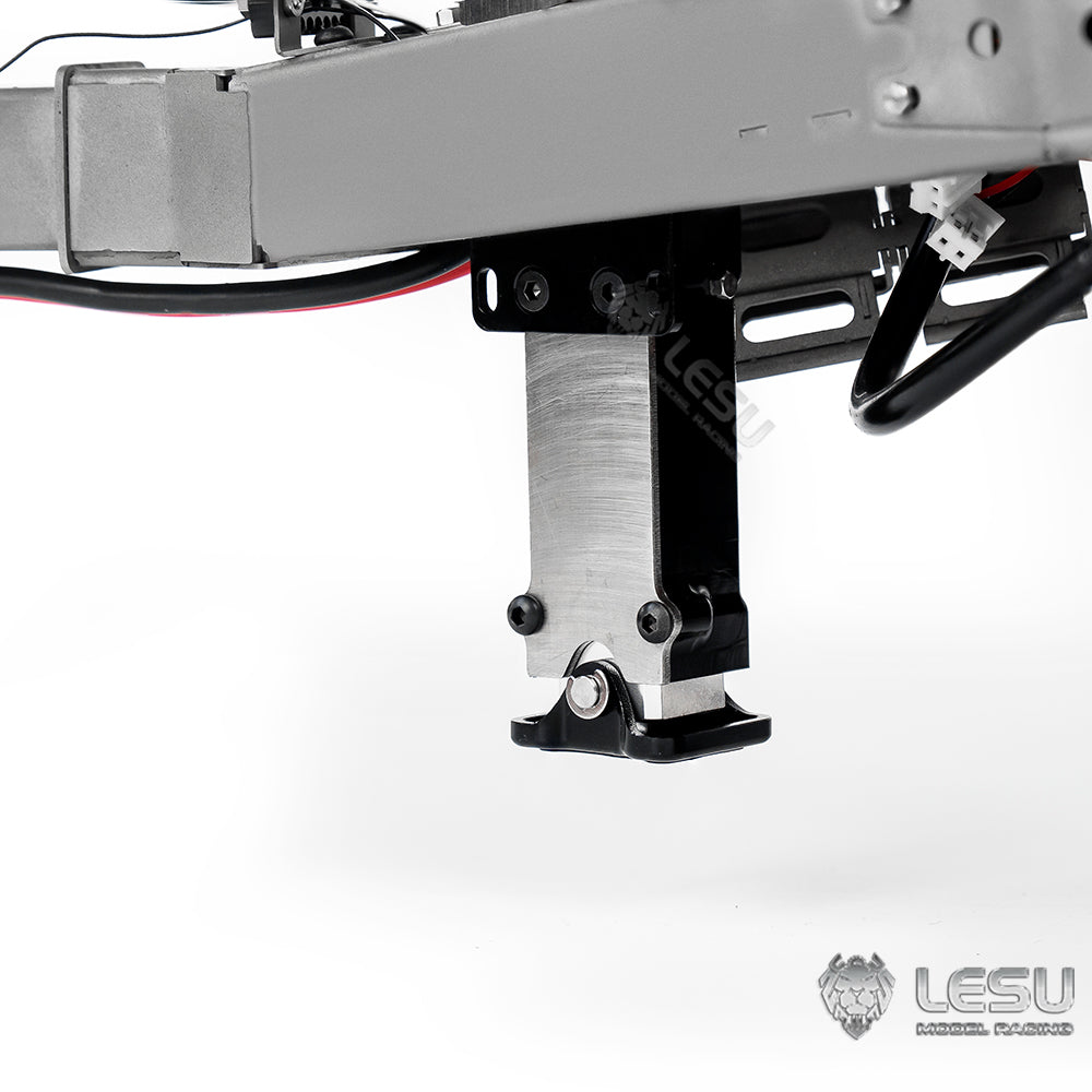 LESU 1/14 full trailer dump truck trailer CNC bucket center hydraulic cylinder lifting LS-A0051-B