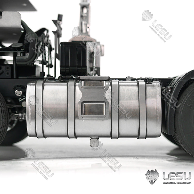 LESU 1/14 Tamiya Volvo 6X6 tractor truck model toy model metal chassis shell can be directly installed