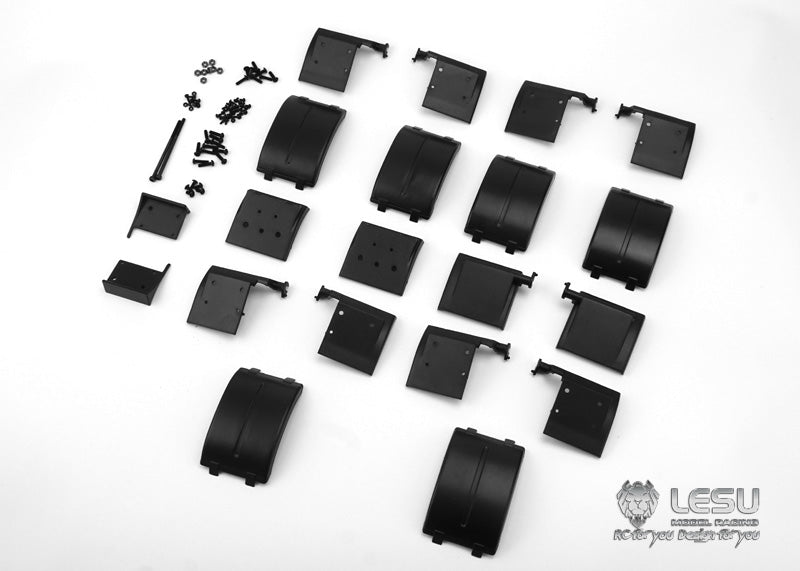 1/14 truck toy Tamiya tractor sand board S-1237 double-axis three-axis fender model accessories LESU