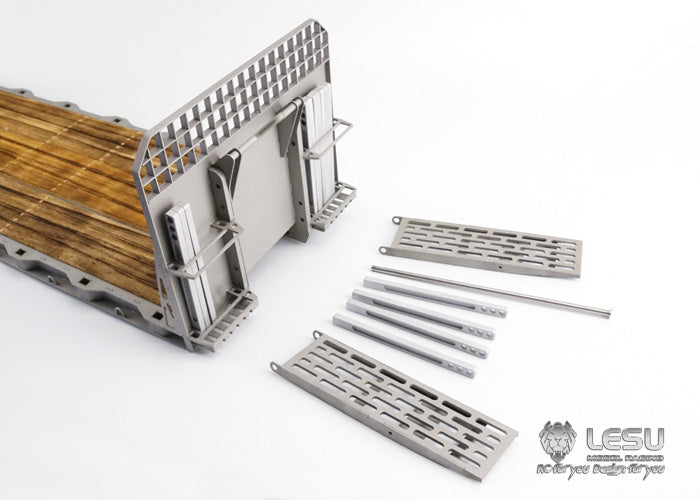 LESU 1/14 Tamiya Truck Simulation Truck Model Roll-on/Roll-off Fully Unloaded Hydraulic Drag Plate LS-20160901-G