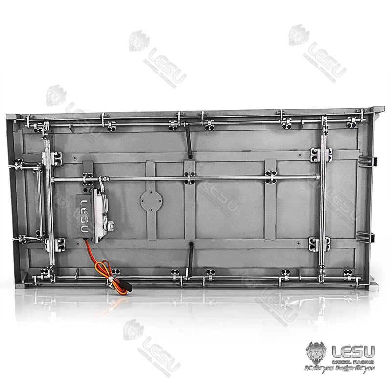 LESU1/14 Tamiya benz 3348 truck full drive 6X6 high torque hydraulic three-way dump truck dedicated dump bucket