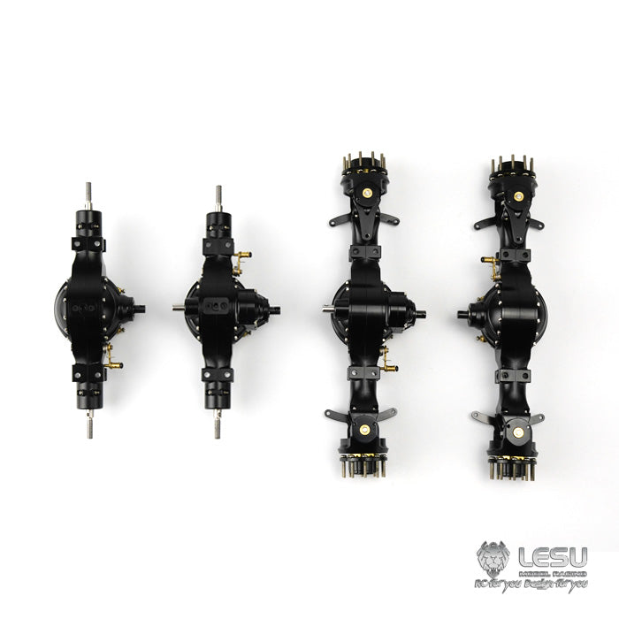 1/14 truck Tamiya tractor axle Q-900 series differential lock flange bridge mud army truck DIY model LESU