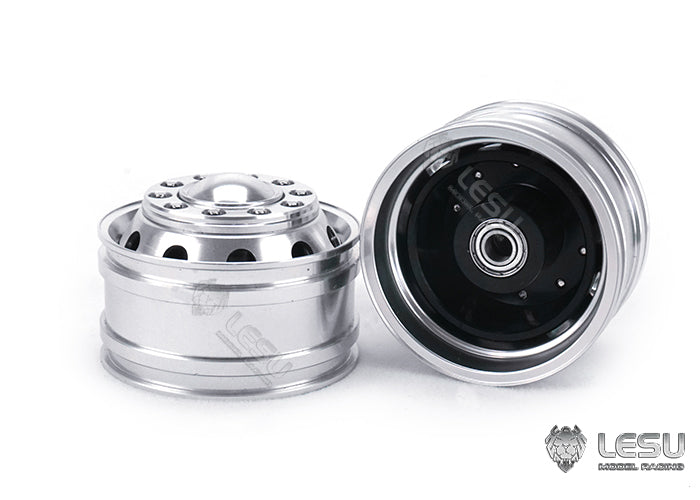 1/14 truck toy aluminum alloy CNC made front wheel hub W-2051 Tamiya tractor model accessories
