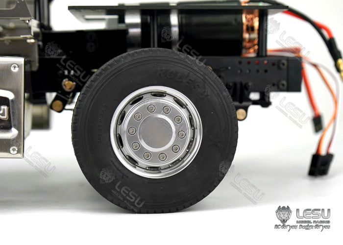 LESU1/14 Tamiya Truck MAN TGS Full Metal 6X4 Tractor Chassis Toy Model