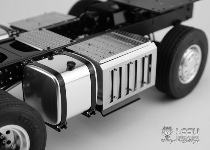 LESU 1/14 Tamiya benz1851 3363 tractor truck 6X4 metal chassis remote control model truck modification