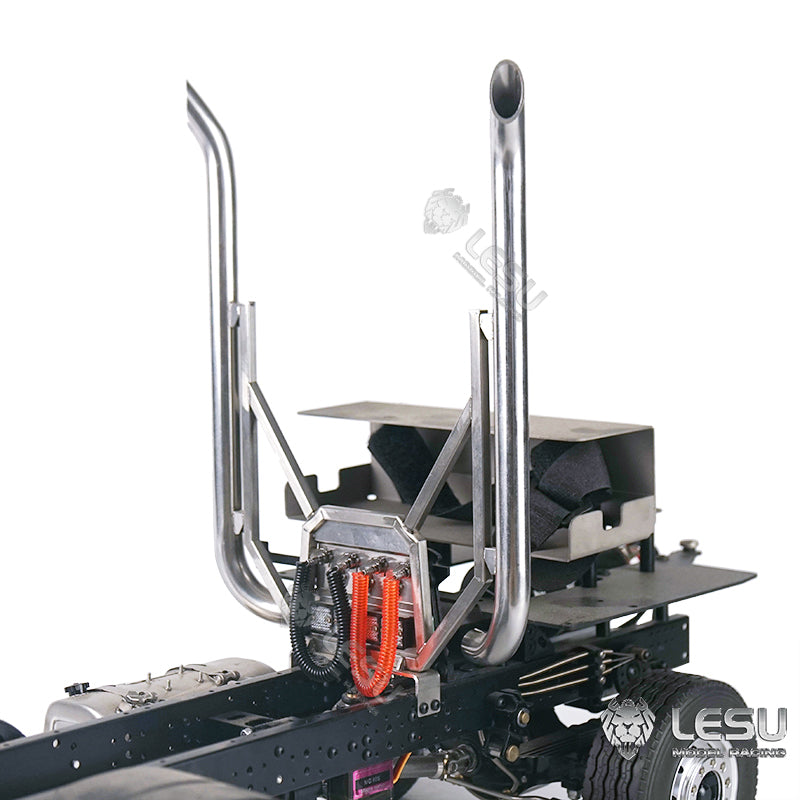 1/14 simulation truck gas pipe line rack equipment rack decoration modification accessories fixed Tamiya model LESU