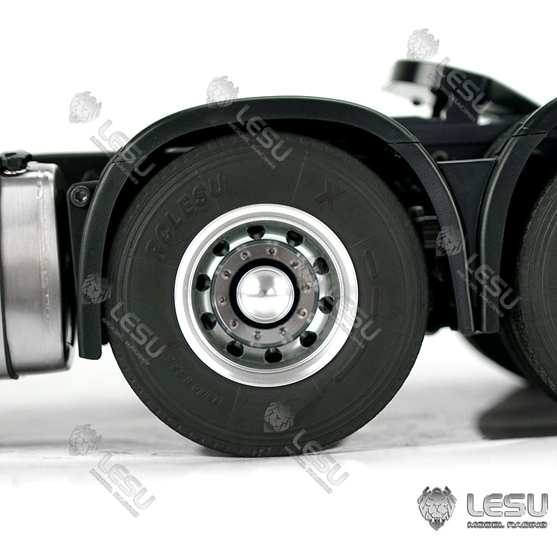 LESU 1/14 Tamiya Volvo 6X6 tractor truck model toy model metal chassis shell can be directly installed