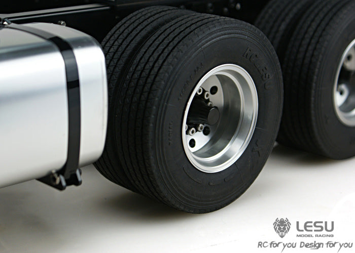 LESU 1/14 Tamiya Scania tractor truck metal three-axle 6X4 chassis remote control car model modification