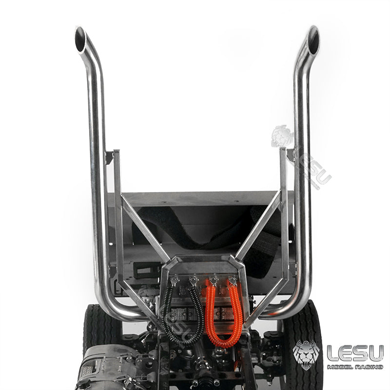 1/14 simulation truck gas pipe line rack equipment rack decoration modification accessories fixed Tamiya model LESU