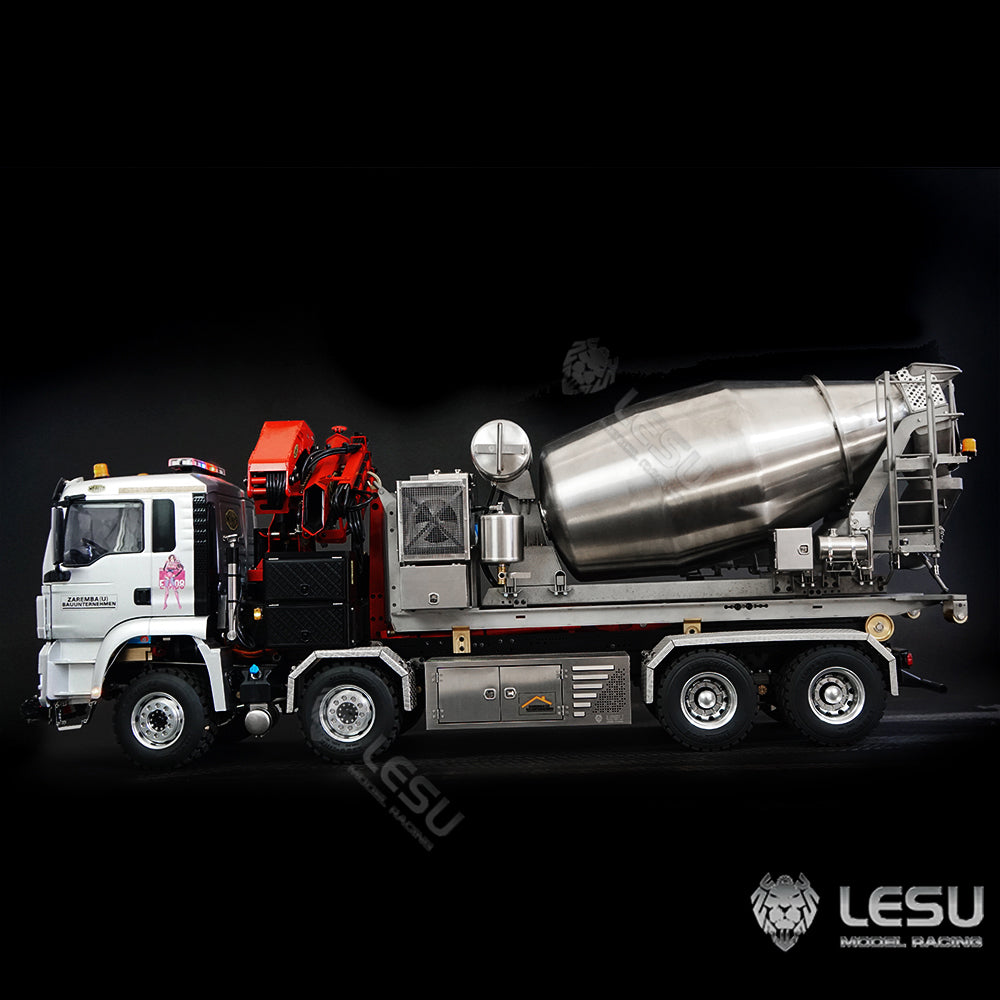 LESU 1/14 Tamiya truck model toy roll-on modification tool mixer trailer bucket