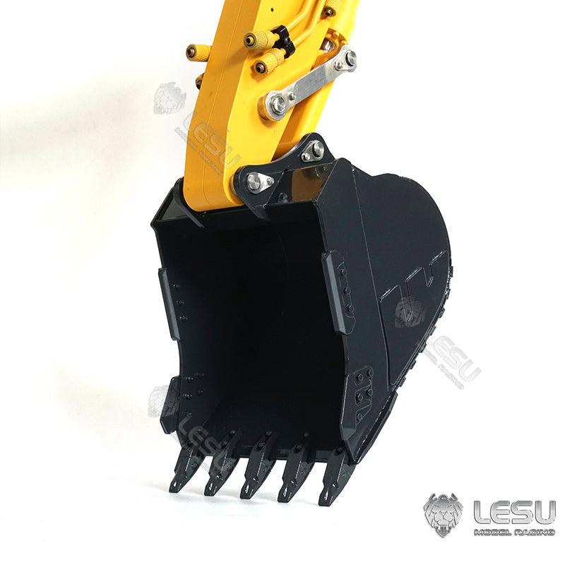 LESU 1/14 simulation hydraulic excavator PC360, 490, ET30H, ET26L, R945, SK500, LR960 excavator modified original bucket