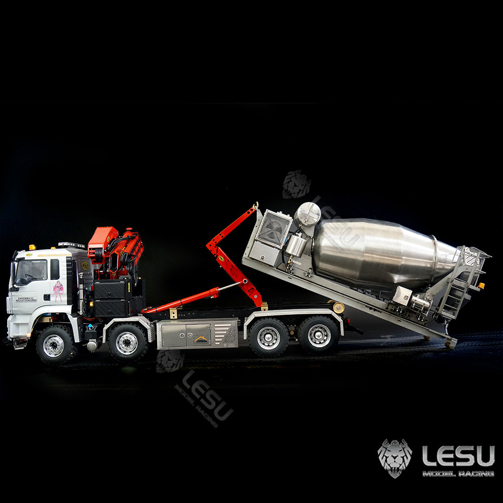 LESU 1/14 Tamiya truck model toy roll-on modification tool mixer trailer bucket