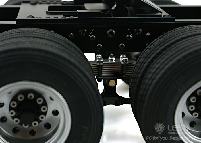 LESU 1/14 Tamiya Scania tractor truck metal three-axle 6X4 chassis remote control car model modification