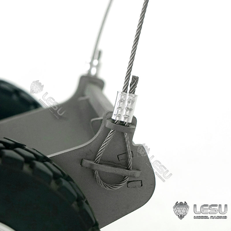 LESU 1/14 PC360 excavator quick-release replacement tractor grinding disc fixed excavator crawler trailer modification accessories