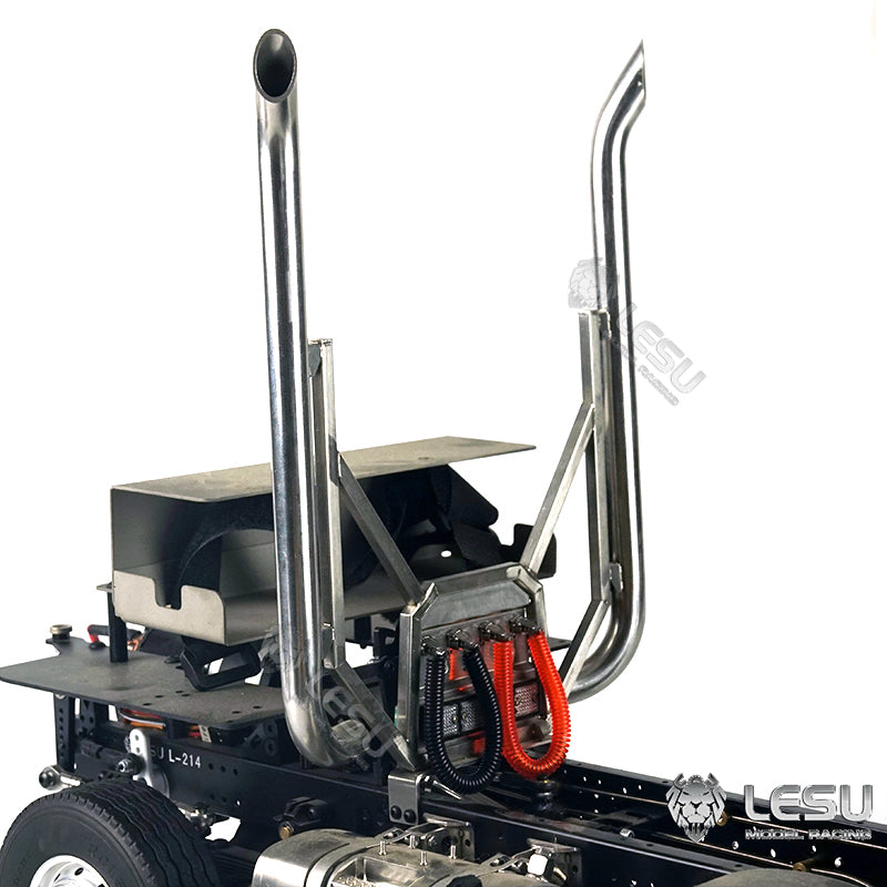 1/14 simulation truck gas pipe line rack equipment rack decoration modification accessories fixed Tamiya model LESU