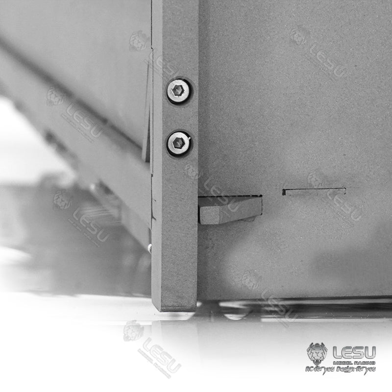 LESU1/14 Tamiya benz 3348 truck full drive 6X6 high torque hydraulic three-way dump truck dedicated dump bucket