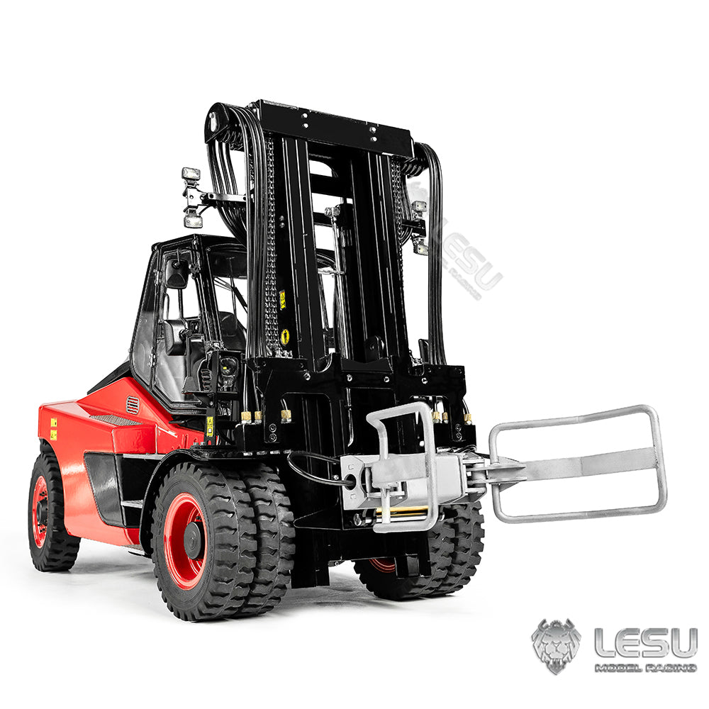 LESU 1/14 Simulation Heavy Forklift Model Toy Aoue-LD160S Forklift Attachment Collection