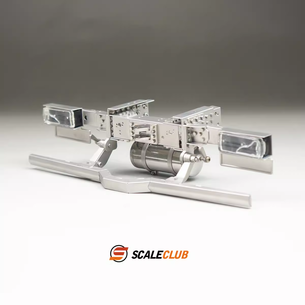 Scaleclub Model WLNT-TY-1 for 1/14 RC Traction Truck Dump Truck Model Toy Metal Bumper Gas Tank Tail Beam Upgrade DIY Parts